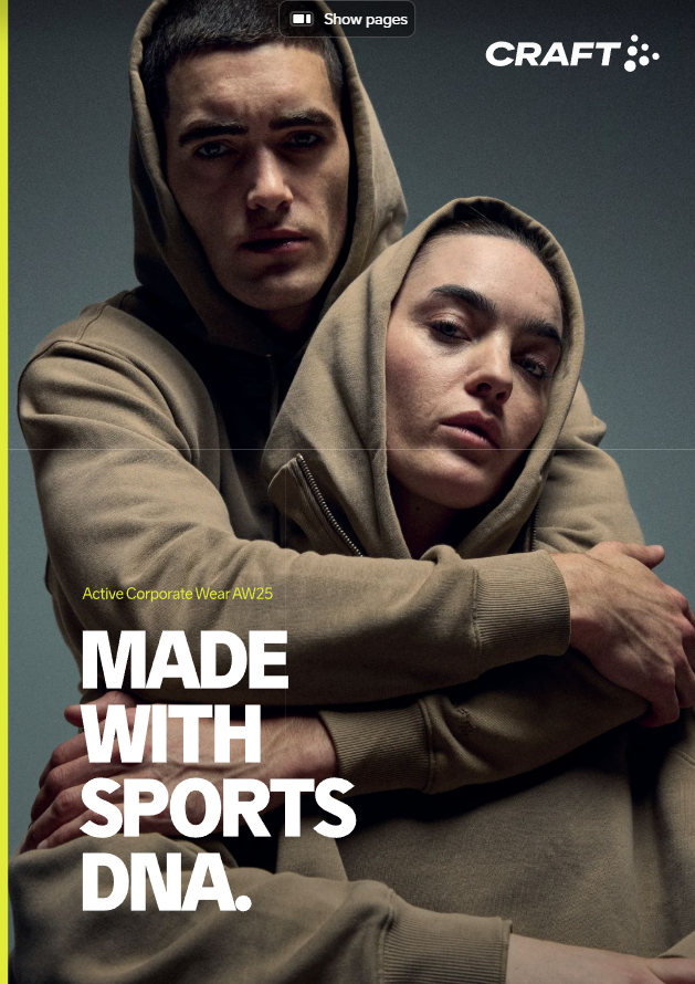 Udvalg af løbe t-shirts, løbetights og løbesko